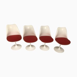 Esszimmerstühle von Eero Saarinen für Tulip & Knoll, 4er Set