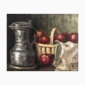 Georges Djakeli, Nature morte alle pomate e alle channe, 1950