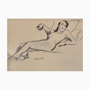 Bosquejo desnudo Benjamin Vautier II, 1937