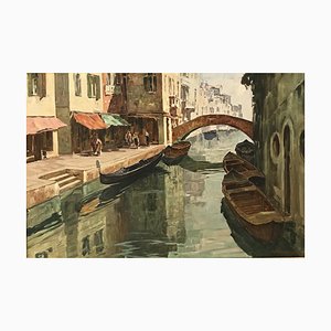 Willy Monnier, Canal à Venise, 1962