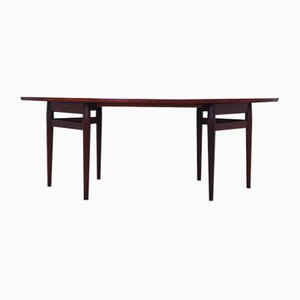 Ovaler Palisander Tisch von Arne Vodder für Sibast, Dänemark, 1950er