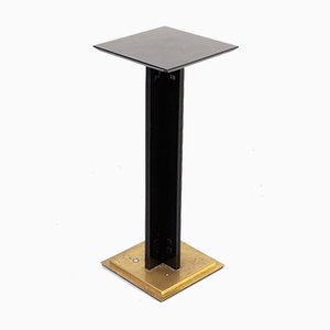 Plant Stand on Brass Foot Attributed to Giorgetti, 1980s