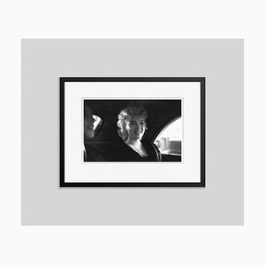 Marilyn Monroe in New York Taxi Cab Silver Gelatin Resin Print Framed in Black by Ed Feingersh