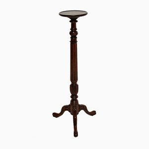 Antique Victorian Mahogany Torchere Table