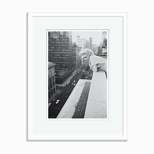 Marilyn Monroe on the Roof Silver Gelatin Resin Print Framed in White by Michael Ochs Archives