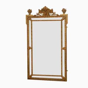 Specchio da parete dorato, XIX secolo