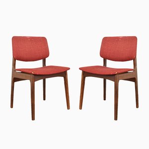 Mid-Century Danish Teak Dining Chairs, Set of 2