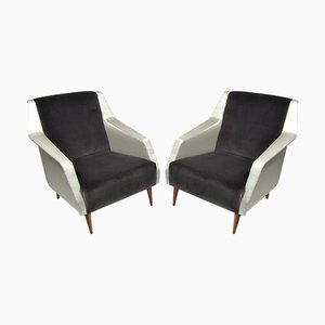 Mod. Fauteuils 802 par Carlo De Carli pour Cassina, Italie, 1954, Set de 2