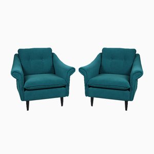 Mid-Century Club Chairs, 1950s, Set of 2
