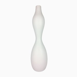 White Ceramic Vase, 1990