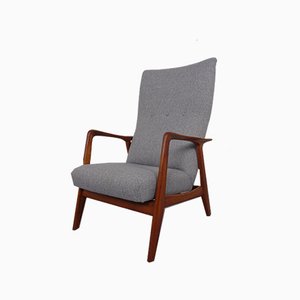 Fauteuil Ajustable en Teck, Danemark, 1960s