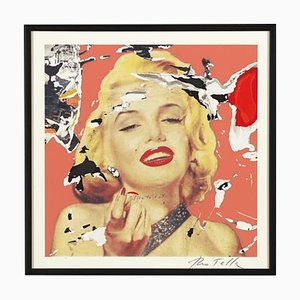 Mimmo Rotella: Marilyn, the Faces, Serigrafía y Collage
