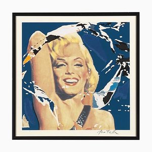 Mimmo Rotella: Marilyn, the Faces, Serigrafía y Collage