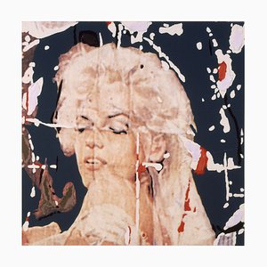 Mimmo Rotella: Marilyn, the Faces, Serigrafía y Collage