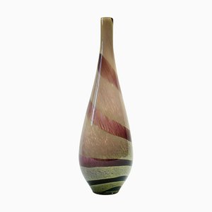 Grand Vase Art en Verre Violet, 1970s