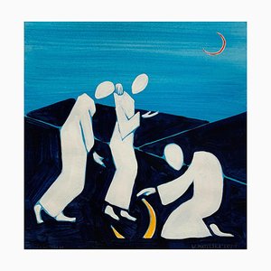 Waleria Matelska, A Fallen Moon, 2021
