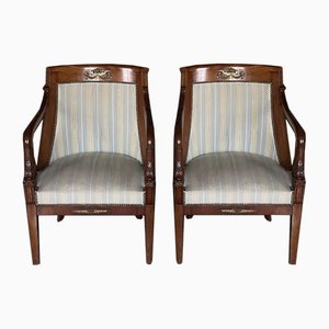 French Empire Armchairs, Set of 2