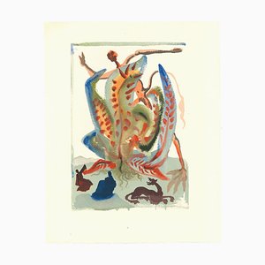 Salvador Dalí­, Greed, Original Woodcut, 1963