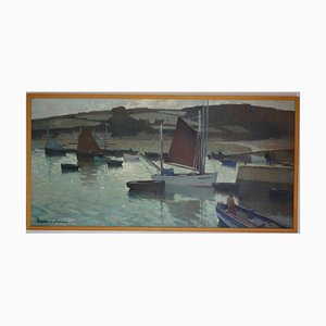 Henry Maurice Cahours, Barcos en el puerto, 1930