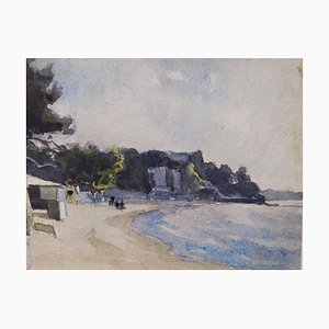 Juan Le Pins, France, Watercolor, años 30