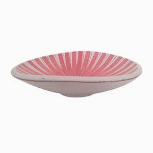 Swedish Fayence Ceramic Bowl by Stig Landsberg for Gustavsberg