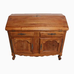 Solid Cherry Bureau or Sideboard with Desk, 18th Century
