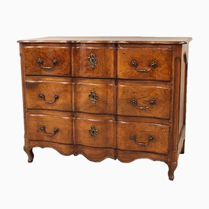 Antique Louis XV Walnut Chest of Drawers, 18th Century