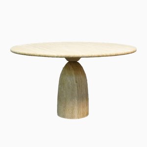 Finale 1790 Table in Travertine by Peter Draenert, Germany, 1970s