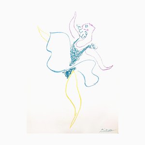 Pablo Picasso, The Ballet Dancer, Original Lithograph, 1954