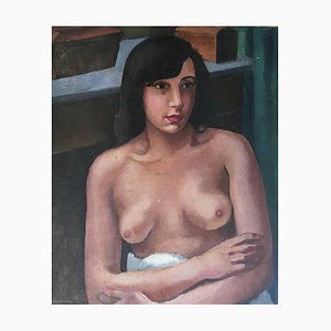 Henry Meylan, Young Woman Posing Nude, 1924