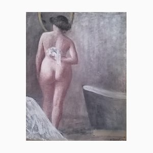 Henri Duvoisin, Dame à sa toilette, 1908