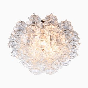 Pagode Einbauleuchte aus Glas von JT Kalmar, Wien, 1960er