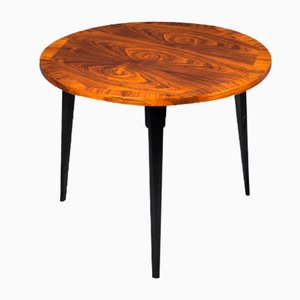 Round Coffee Table in Rosewood, Denmark, 1960s