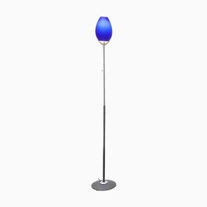 Lampadaire Postmoderne Vintage en Verre de Lucente, Italie
