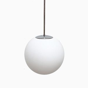 Vintage German Space Age Glass Ball Pendant Lamp from Limburg