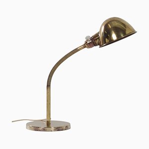Model No. 15 Bronzed Copper Desk Lamp by H. Busquet for Hala, 1930s