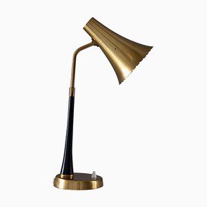 Skandinavische Mid-Century Schreibtischlampe aus Messing von Asea