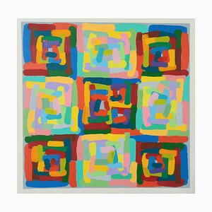 Felix Akulw, Wax and Wane, Pintura abstracta, 2020