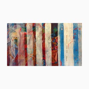 Peter Rossiter, Progression, Abstract Mixed Media Painting, Peter Rossiter