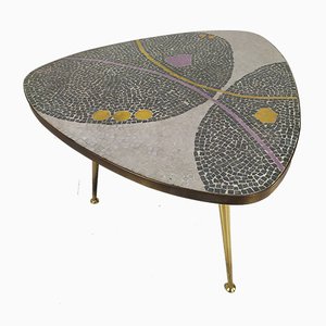 Tavolo vintage con mosaico di Berthold Müller