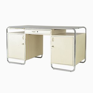 Large Tubular Steel Desk from Stacrolex, Germany, 1950s