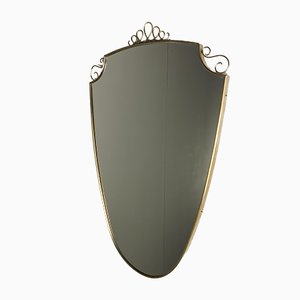 Mid-Century Brass Mirror by Gio Ponti, 1950s