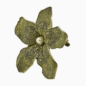 Broche de orquídea de Theodor Fahrner, Alemania, 1935