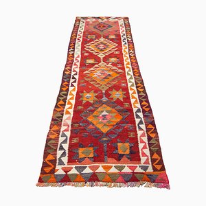 Alfombra Kilim turca vintage geométrica