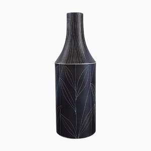 Vase en Grès Verni par Mari Simmulson pour Upsala-Ekeby