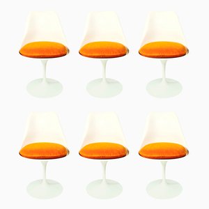 Early Edition Tulip chairs by Eero Saarinen for Knoll International, 1968, Set of 6