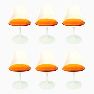 Early Edition Tulip chairs by Eero Saarinen for Knoll International, 1968, Set of 6