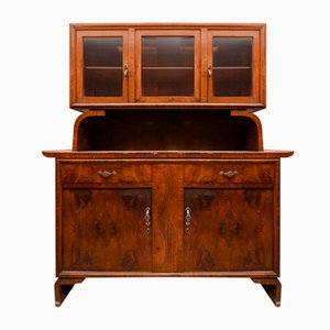 Sideboard mit Vitrine, 1940er
