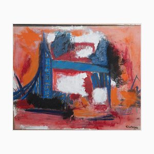 Giorgio Lo Fermo, The Bridge, Oil on Canvas, 2008