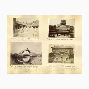 Desconocido, vistas antiguas de Pekín, impresiones de la Albumen, década de 1890